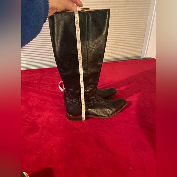 Gee Wawa Anthropology Leather dark brown leather Boot - Picture 4 of 11